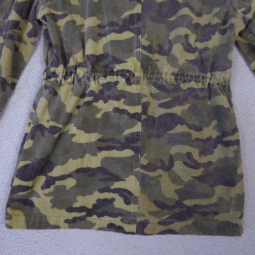 Elodie Jacket Womens Small Camo Military Style Boho Zip Up Hooded Woodland - Picture 11 of 14