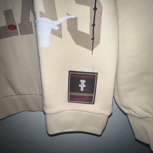 Travis Scott Cactus Jack UT Texas Longhorns Cream Sweater Medium - Picture 4 of 4