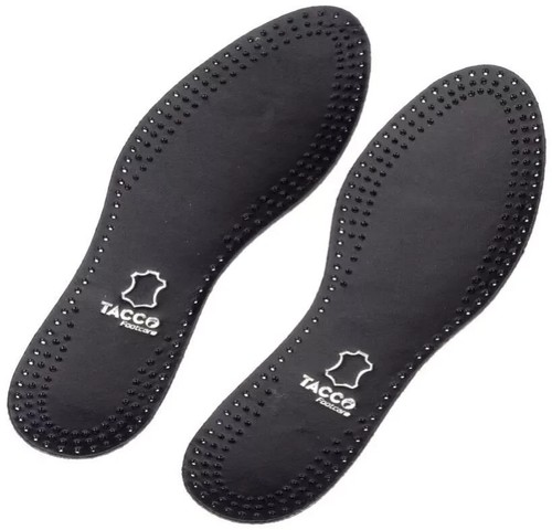 Tacco Luxus black Full Leather Insoles Men - 第 1/2 張圖片