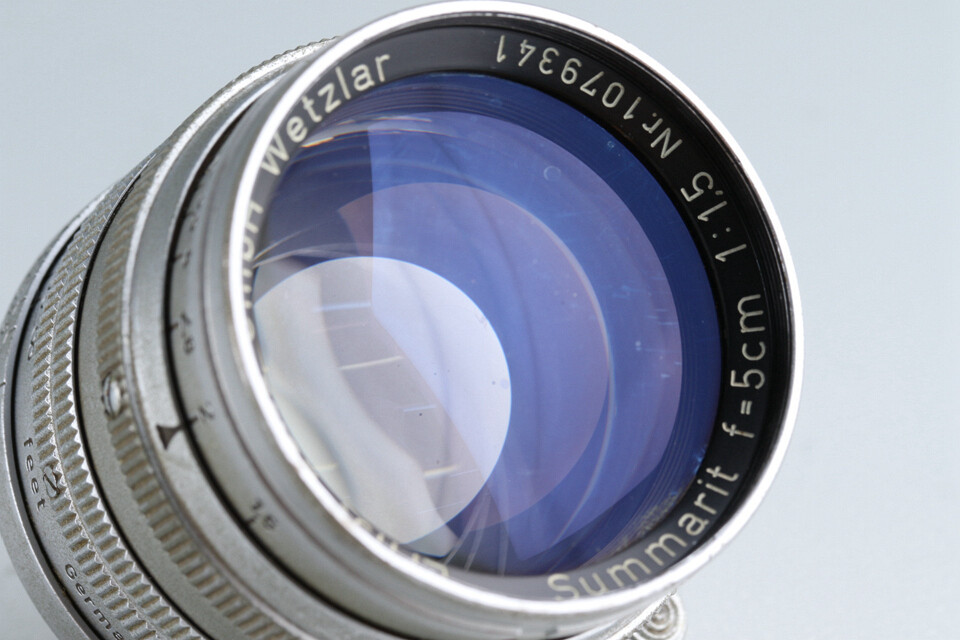 Leica Leitz Summarit 50mm F/1.5 Lens for Leica L39 #42304 T Leica Leitz Summarit 50mm F/1.5 Lens for Leica L39 #42304 T