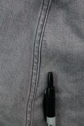 Pantalones de mezclilla para hombre Grand River calce tradicional sin deslizamiento 444 gris elásticos talla 44x28 (MSR 42x26) - Imagen 7 de 8