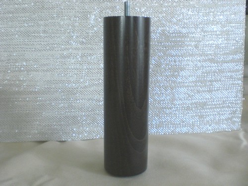 Couchfüße Möbelfüße Holzfüße RUND BUCHE WENGE DUNKELBRAUN M8 ∅=60mm. H-10-15cm. - Bild 12 von 12