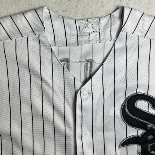 Maglia Chicago White Sox Dick Allen #15 uomo M Majestic MLB camicia con bottoni - Foto 3 di 9