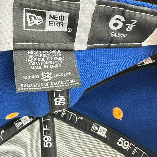 Widener University New Era 59FIFTY Cap Mens 6 7/8 Blue 6-Panel Fitted Hat - Picture 8 of 9