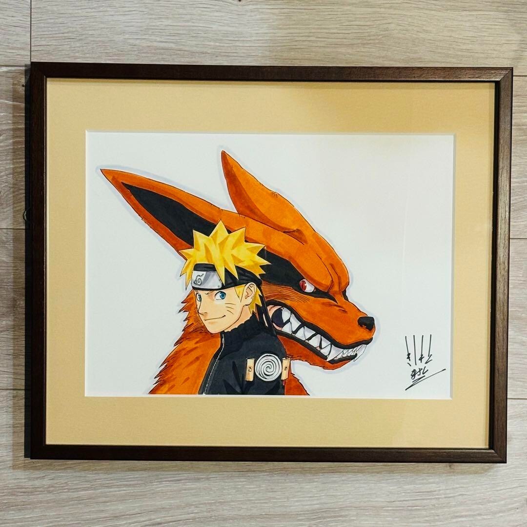 【値下げ】NARUTO 漫画 アート 複製原画 フレーム付き 2025年最新】NARUTO複製原画の人気アイテム - メルカリ