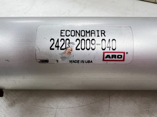 👀 NEW ARO ECONOMAIR PNEUMATIC 2 ROD CYLINDER 2" BORE 4" STROKE 2420-2009-040 - Picture 7 of 8