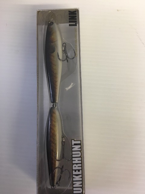 5//8 oz 6.75/" BIG BASS Lunkerhunt Link Topwater Walking Bait American EEL