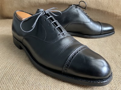 Alden Perforated Straight Tip Bal Shoe