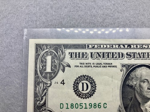$1 Dollar Bill 05/18/1986 Birthday Anniversary Fancy Note May 18 1986 D18051986C - Picture 3 of 6
