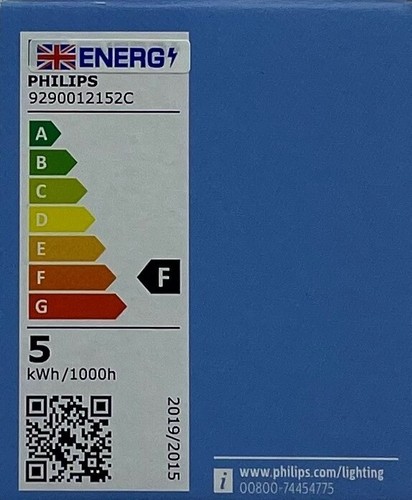 Box of 10 PHILIPS 4.6W GU10 LED 2700K WARM WHITE 355lm 36º 4.6 Watt = 50 Watt F2 - Picture 3 of 5