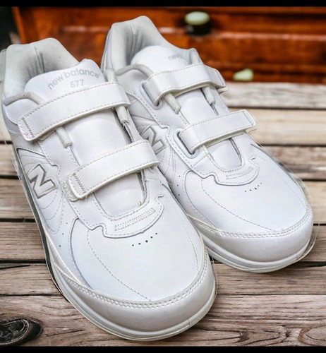 New Balance 577 V1 USA Made White Leather Walking Shoes Mens 11 Fast Shipping - Picture 10 of 11