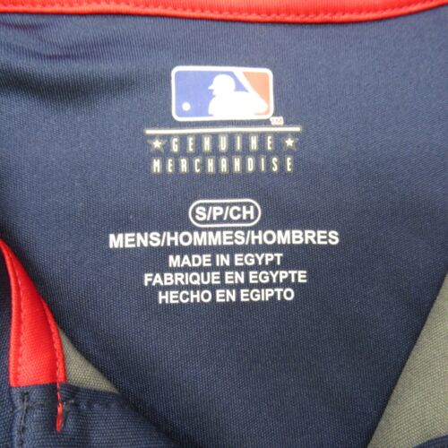 Boston Red Sox Polo Shirt Mens Small MLB Blue Colorblock Short Sleeve Jersey NEW - Picture 3 of 10