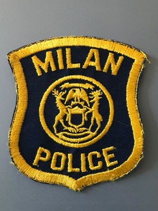 Michigan State Police Patch Milan Police Vintage Ebay