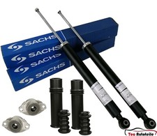 2x SACHS Stossdämpfer + Domlager + Staubschützer hinten für Peugeot 307 (3A/C)