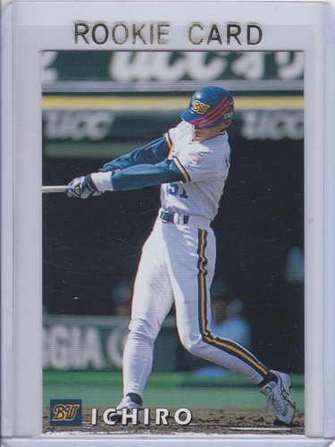 ICHIRO SUZUKI ROOKIE CARD 1998 Japanese Calbee RARE $$ VINTAGE Blue Wave M's RC