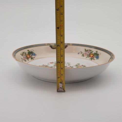 Morimura Noritake Vintonia Salad Bowl 7.5” Fruit Gold Trim Japan Vintage EUC - Picture 4 of 12