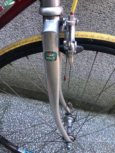 Oldtimer Rennrad Vitus 979 Rahmen 58cm mit Simplex Schaltung; Kronen 52/36 - Bild 12 von 18