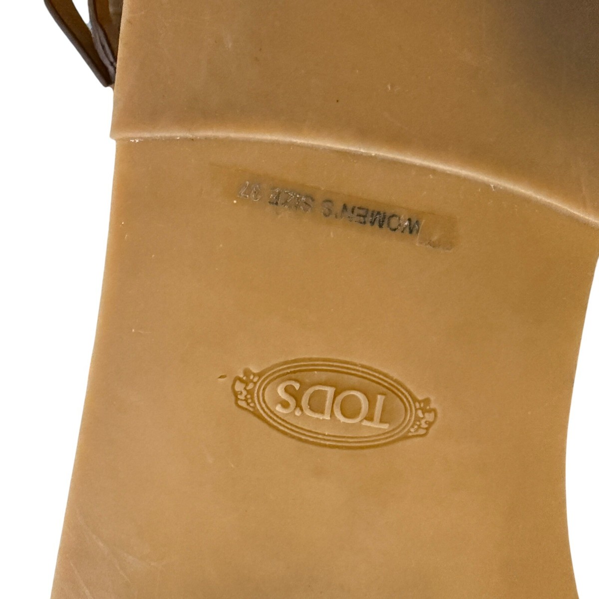 TOD'S Zeppa Raffia 72K Espadrille Platform Sandals Tan Suede