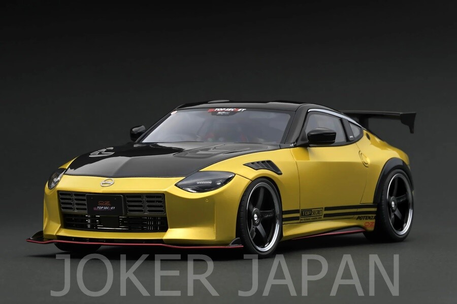 Ignition Model IG3380 1/18 TOP SECRET Fairlady Z (RZ34) Gold Ignition Model IG3380 1/18 TOP SECRET Fairlady Z (RZ34) Gold