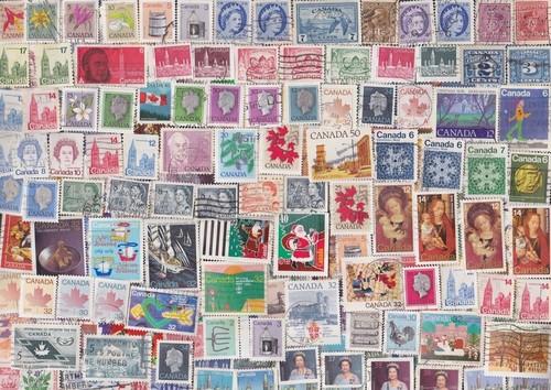 500 ALL DIFFERENT CANADA STAMPS - Picture 2 of 2