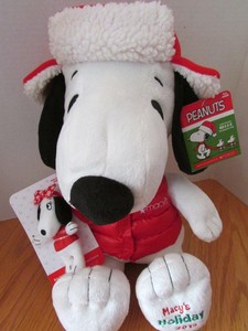 Macys Christmas Stuffed Animal 2022 New Exclusive Macys Signature Holiday Christmas Snoopy Plush Toy W Bonus |  Ebay