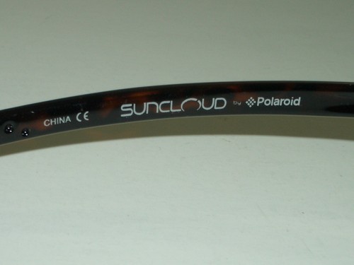 SUNCLOUD MOMENTUM BROWN POLAROID POLARIZED LENS SLEEK WRAP SUNGLASSES - Picture 4 of 9