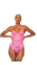 Savage X Fenty Living In The Clouds Iridescent Lace Corset