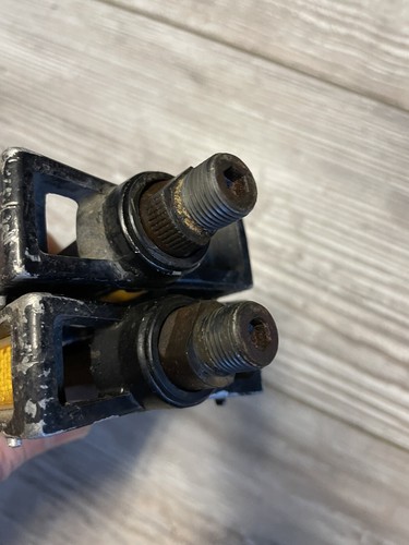 Rare Vintage Black KKT AMX Pedals Set 9/16 Thread For Old School BMX - Picture 14 of 17