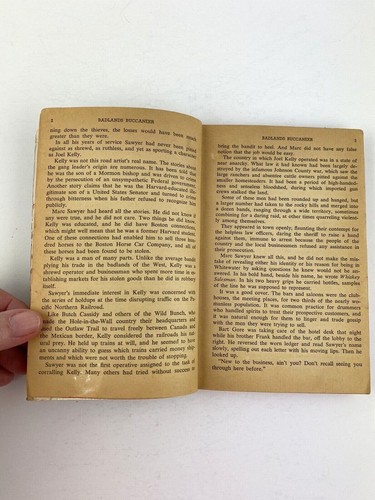 Badlands Buccaneer John Hunter 1959 Pocket Books 1249 Vintage Paperback Western - Imagen 7 de 7