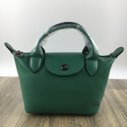 Longchamp Le Pliage Extra XS Top Handle Bag Cuir 4 Colors Outlet Product - Picture 19 of 29