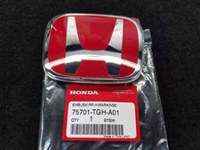 GENUINE STYLE RED REAR EMBLEM BADGE FOR HONDA CIVIC HATCH FK 2017-2022
