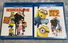 Despicable Me 1  2 - Blu-ray  DVD - Lot of 2