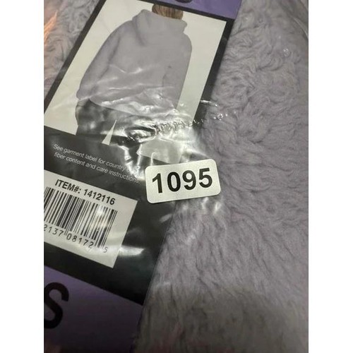 LUKKA LUX Sherpa Fleece Pullover Hoodie, Soft Lavender, Size XS, NWT 1095XS - Picture 7 of 7