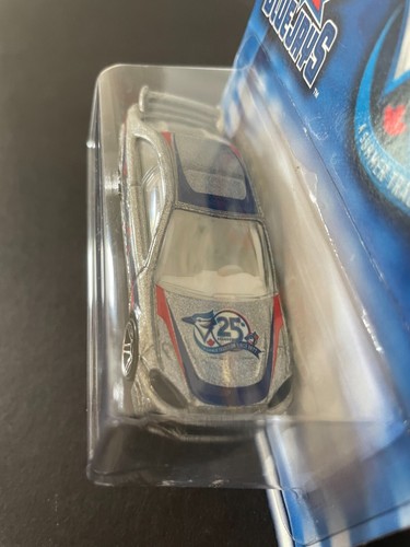 HOT WHEELS HONDA CIVIC SI BLUE JAYS 25TH SEASON LARRY WOOD VHTF RARE JDM SILVER - Picture 7 of 10