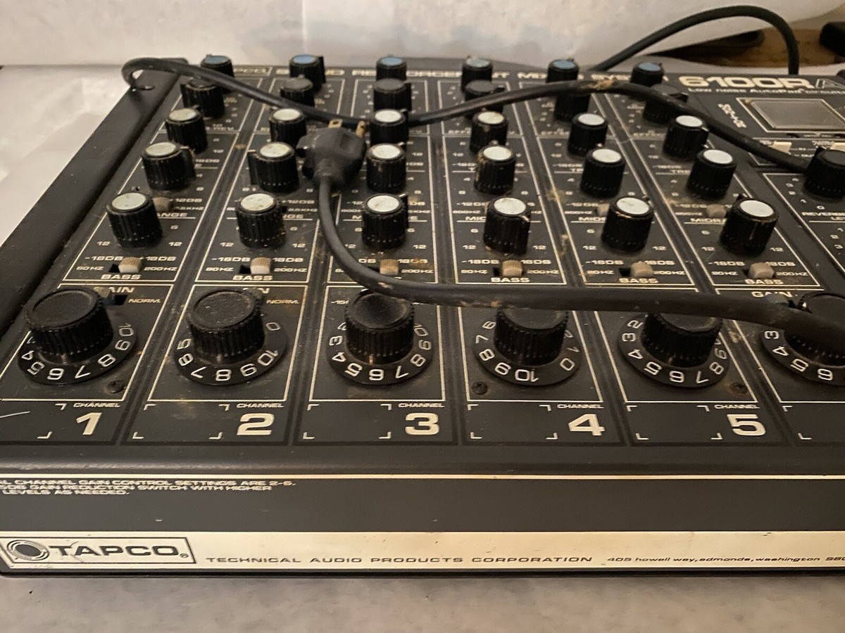 レア TAPCO MIXER MIX100 ミキサー by MACKIE Tapco Mix.100 Compact Mixer | Guitar Center