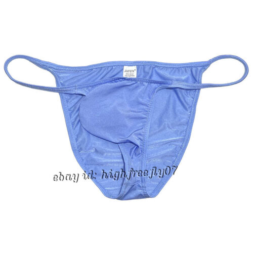 Hombres Calzoncillos Brillantes Escasados Ropa Interior Masculino Bolsa Cuerda Calzoncillos Helados Seda Bragas Delgadas - Imagen 27 de 54