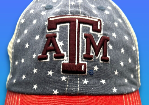TEXAS A&M AGGIES NCAA "Stars" Snapback Adjustable Hat By Top of the World - NEW - Picture 4 of 7
