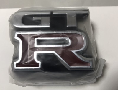 NISSAN GENUINE Skyline R33 GT-R BCNR33 Front Grill Emblem Badge 