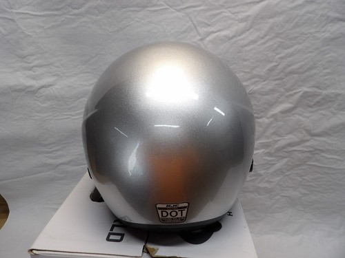 HJC MOTORCYCLE ATV HELMET CL-33 CR SILVER SIZE XS DOT WITH LIFT UP FACE SHIELD - Picture 7 of 15