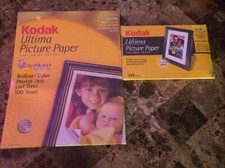 Kodak Ultima 8.5 x 11 Colorlast Photo Paper High Gloss 25 Sheets New + 20 (4 x 6
