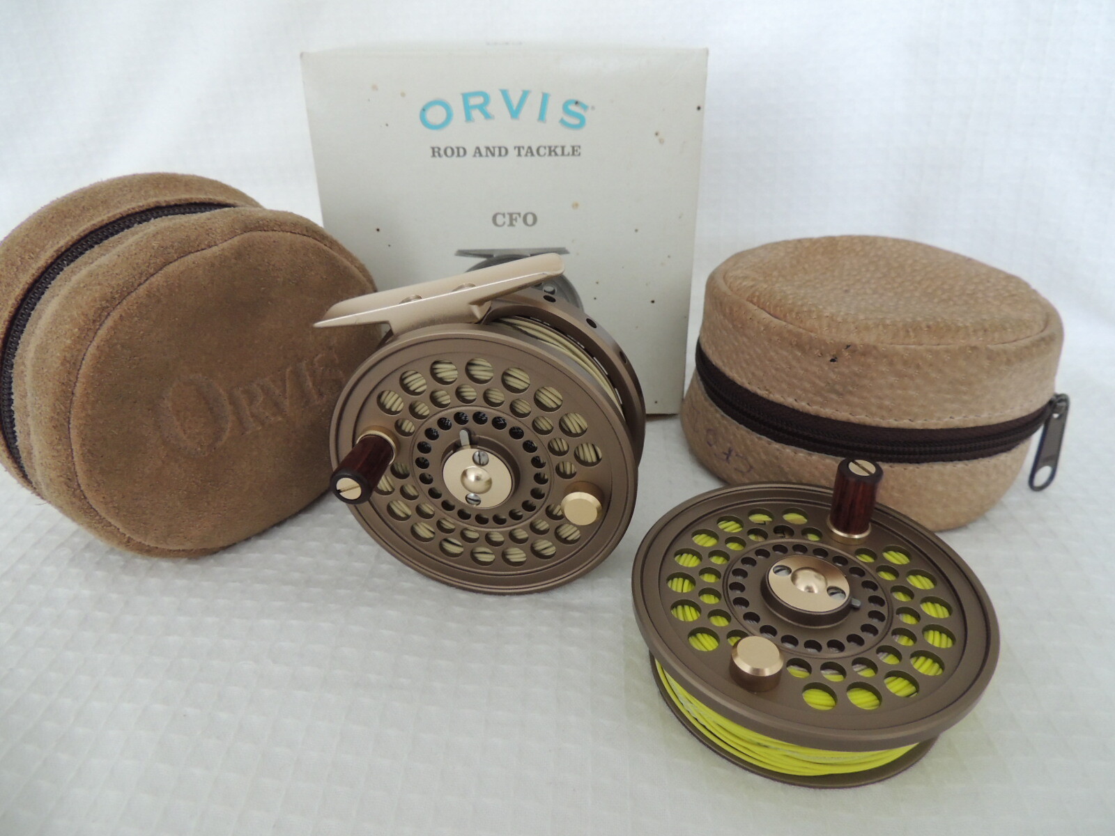 Munt Boxed Orvis CFO III (3) Disc Fly Fishing Reel Spare Spool. Munt Boxed Orvis CFO III (3) Disc Fly Fishing Reel Spare Spool.