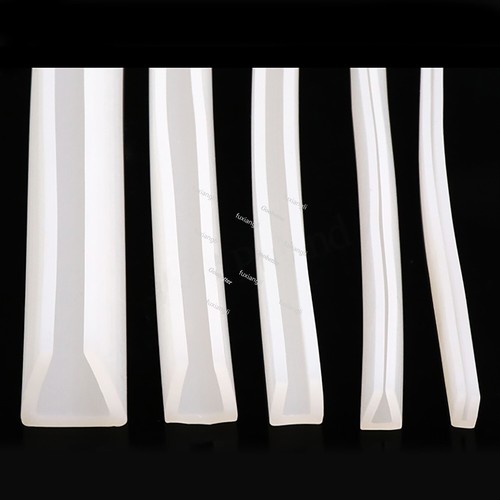 Silicone U-profile Slot Edge Protection Strip Frame Edging Trim Sealing White - Picture 4 of 7