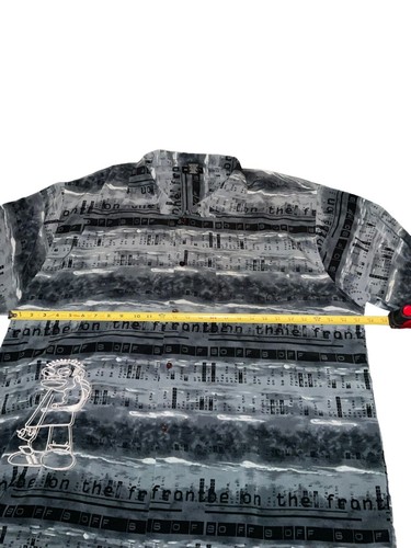 Men’s BOFF Button Down Typo Shirt XXL Vintage Rare - Picture 9 of 9