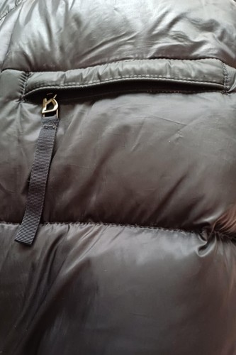 Bogner male puffer jacket insulated duck down fill black and orange colors - Picture 10 of 14