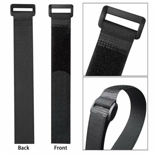 10pcs Reusable Self Adhesive Hook Loop Cable Tie Fastener Strap Cord Organizer. - Picture 3 of 17