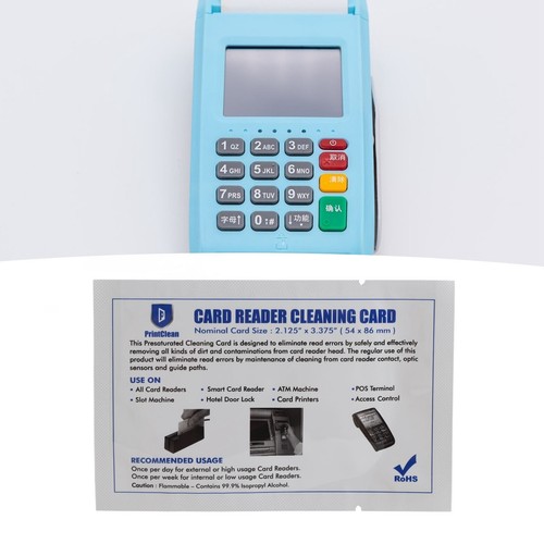 50pcs Credit Card Reader Cleaner POS Swipe Terminal Cleaning Cards - Picture 11 of 12