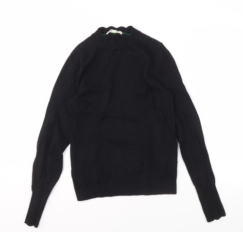 Boden Damenpullover schwarz Baumwolle Wolle - Small