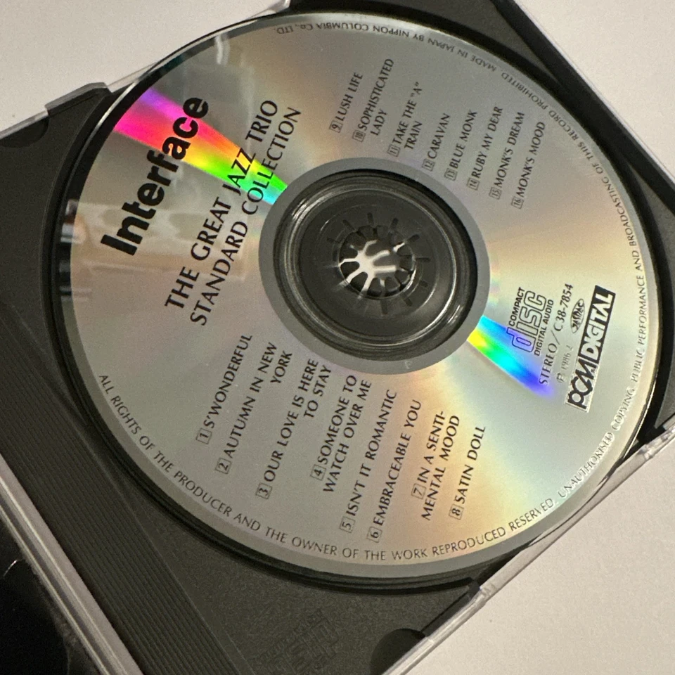 THE GREAT JAZZ TRIO STANDARD COLLECTION ORIGINAL 1986 JAPAN CD NIPPON DENON PCM Foto 3 de 3
