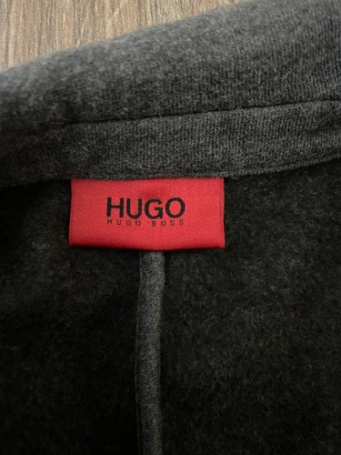 Hugo Boss Damen Blazer Jacke Größe L Grau Baumwolle Langarm Knopf - Bild 3 von 18
