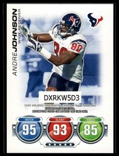 2010 Topps Attax #NNO Andre Johnson Code Cards